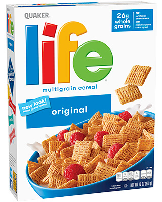 caja de cereal de vida