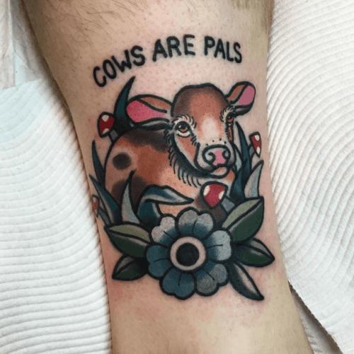 las vacas son pals tatuaje