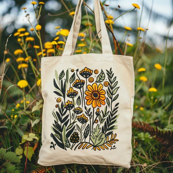 Bolsas Ecológicas Personalizadas de Algodón Orgánico para Compras Sostenibles