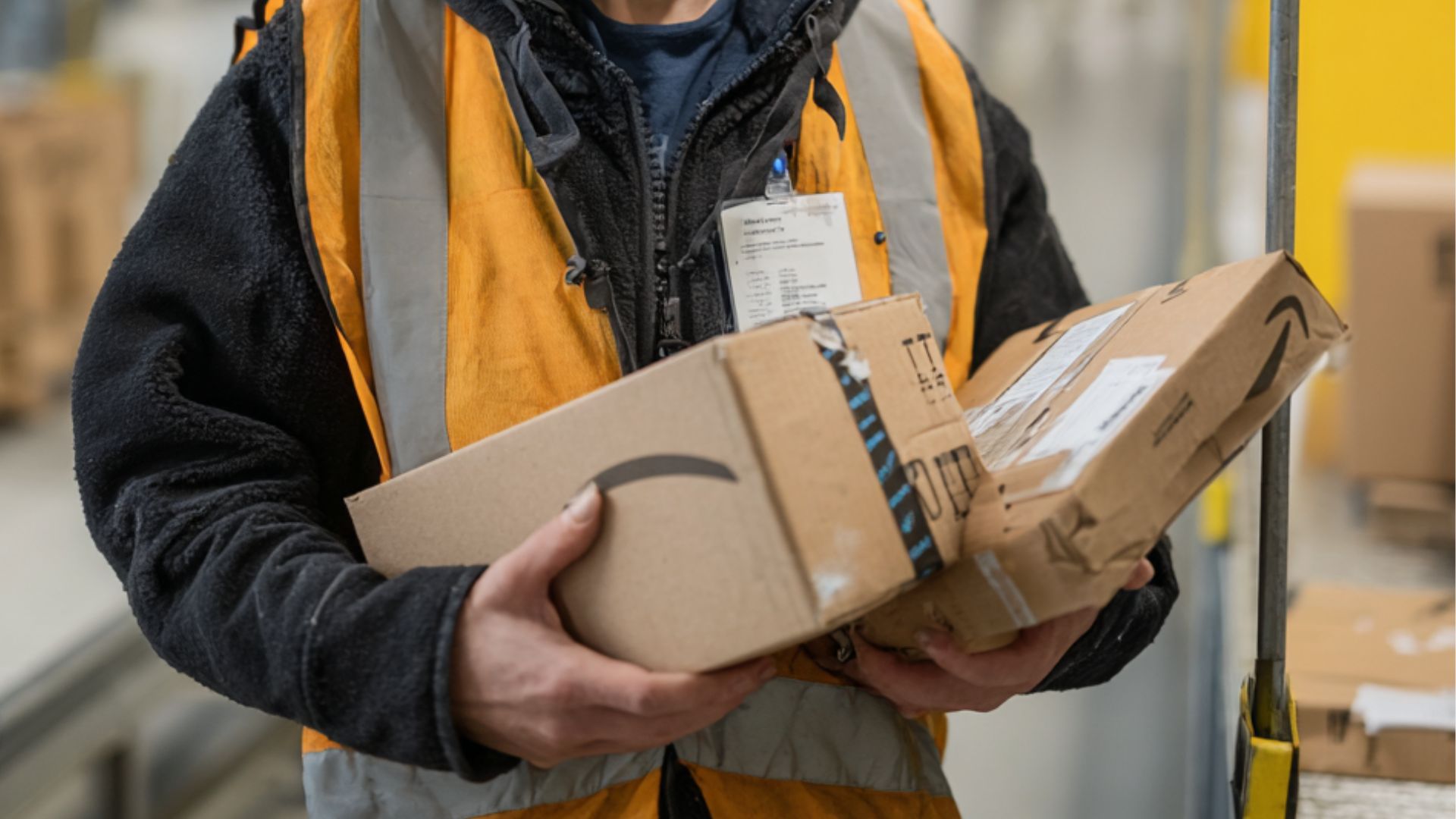 paquetes de amazon cajas y bolsas