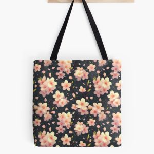 bolsa tote bag cerezo sakura cherry blossom pattern patron flores