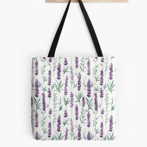 bolsa tote bag lavanda lavender pattern patron flores