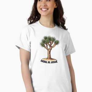 camiseta arbol josue joshua tree cartoon retro 80s