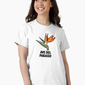 camiseta ave paraiso bird paradise cartoon retro 80s