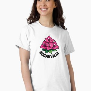 camiseta bugambilia bougainvillea cartoon retro 80s