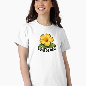 camiseta copa oro allamanda cartoon retro 80s