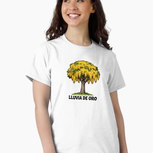 camiseta lluvia oro golden shower cartoon retro 80s
