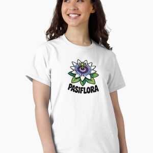 camiseta pasionaria passion flower cartoon retro 80s