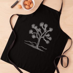 delantal apron arbol josue joshua tree dot art puntillismo jardineria