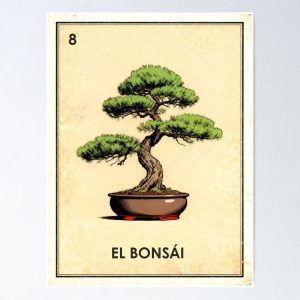 poster el bonsai tree loteria mexicana