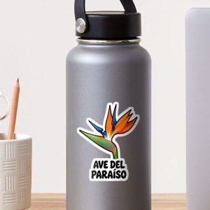 sticker pegatina ave paraiso bird paradise cartoon retro 80s