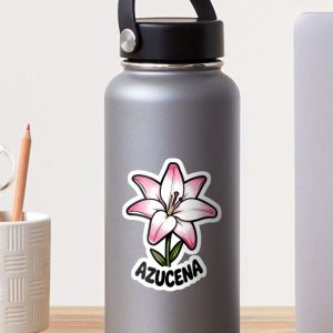 sticker pegatina azucena madonna lily cartoon retro 80s