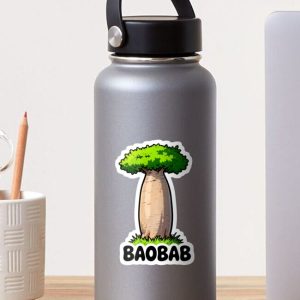 sticker pegatina baobab tree cartoon retro 80s