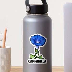 sticker pegatina campanilla morning glory cartoon retro 80s