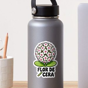 sticker pegatina flor cera wax plant hoya cartoon retro 80s