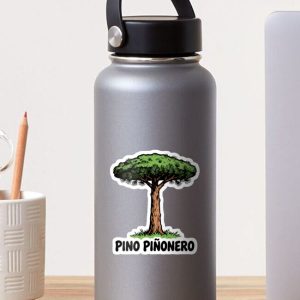 sticker pegatina pino pinonero stone pine cartoon retro 80s