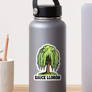 sticker pegatina sauce lloron weeping willow cartoon retro 80s